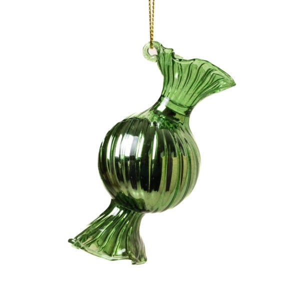 Apvalus žalias saldainis