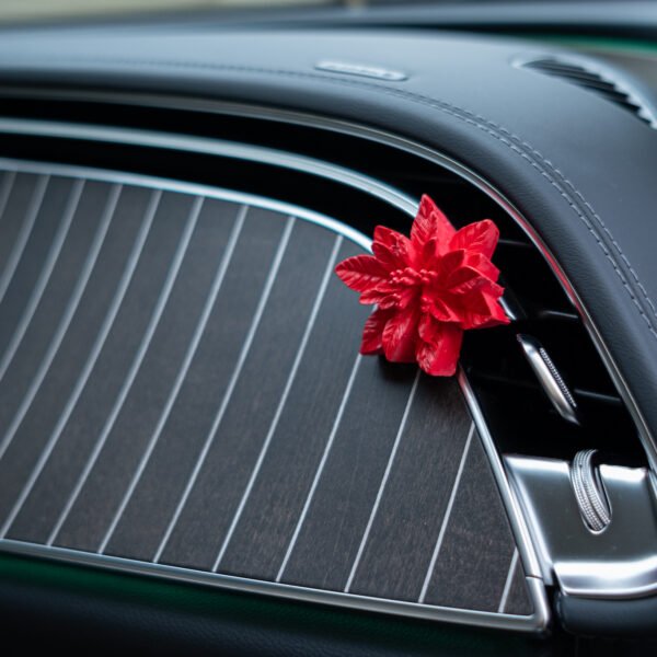 Kvepianti dekoracija automobiliui "Puansetija"